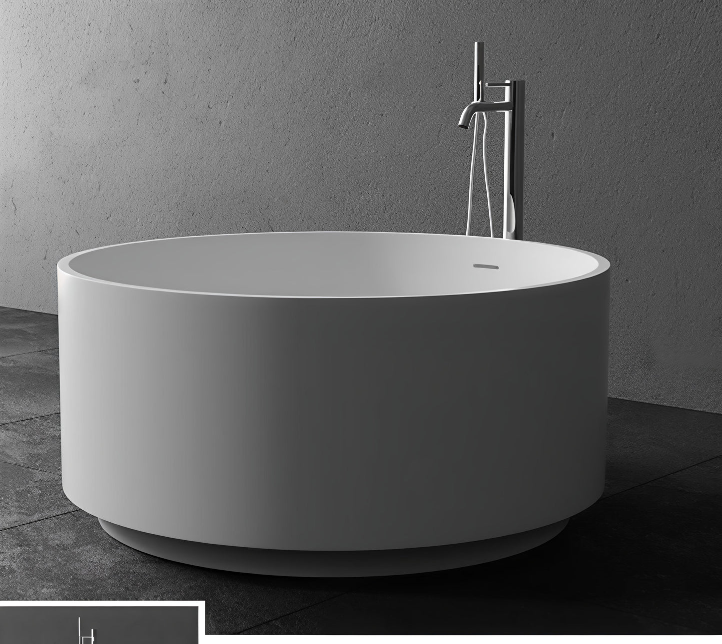 Aurelius Solid Surface Freestanding Tub